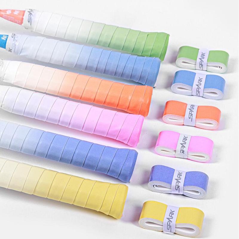 Badminton Grip Tape - 〔ODS13〕Farbverlauf-Overgrip-Band zum Wickeln von Tennisschlägern, Gummi-Griffband,