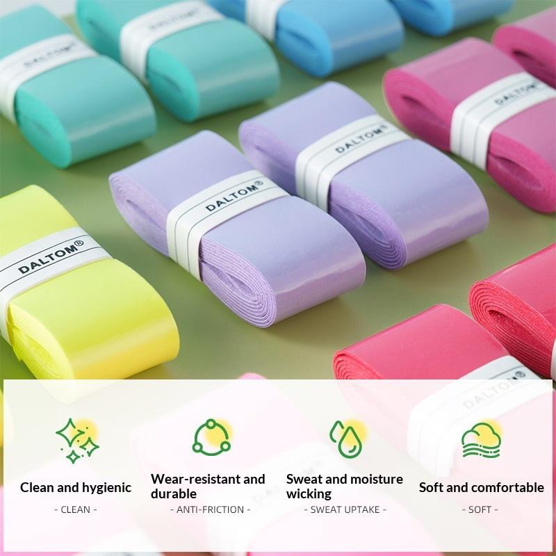 Badminton Grip Tape - 5/10 Stück Tennis-Schläger-Overgrip Schweißabsorbierender Griff PU