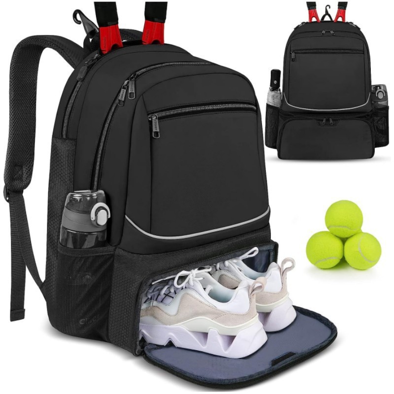 Badminton Match - Tennis-Rucksack mit großer Kapazität, Sportschläger-Packung für