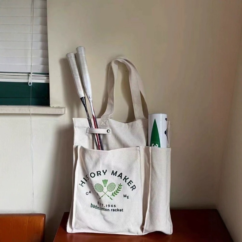 Badminton Match - Neu eingetroffene Badmintonschlägertasche aus Canvas, geräumige