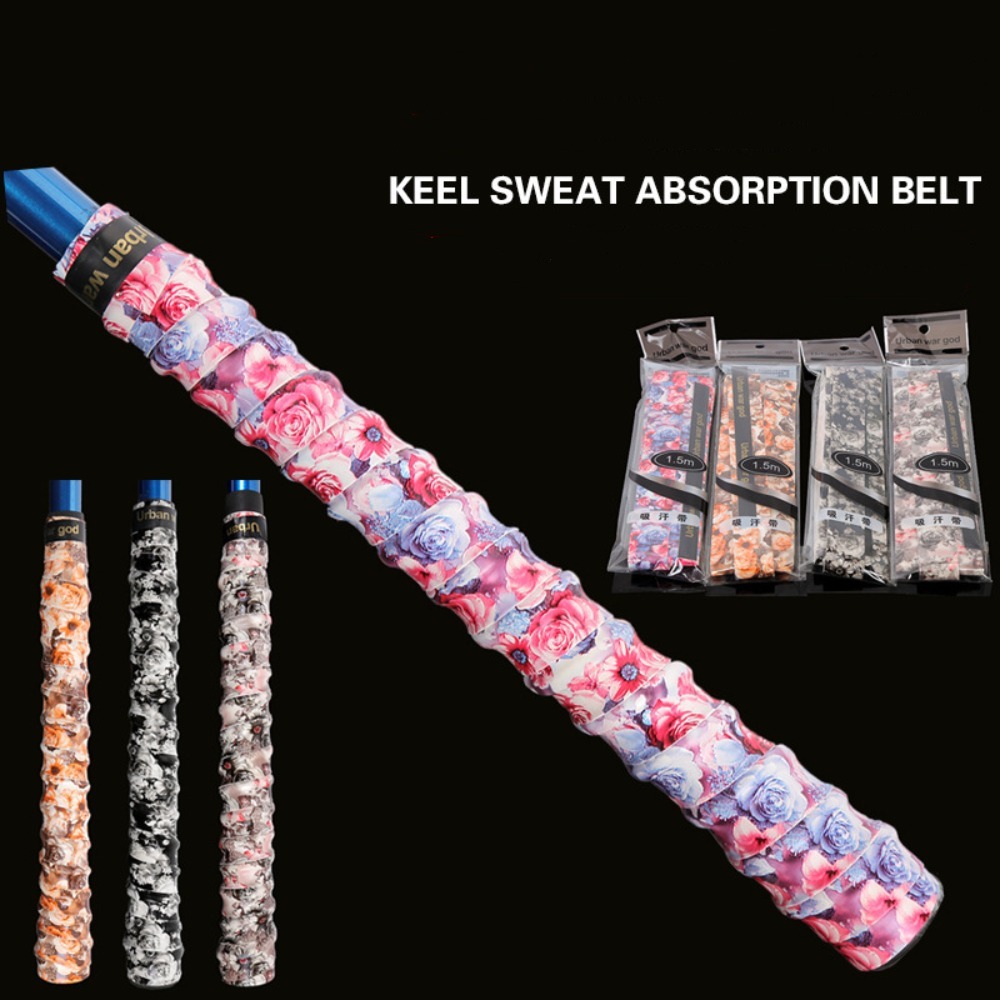 Badminton Grip Tape - 1Pcs 1,5 m Länge Gleitschutz Angelrute