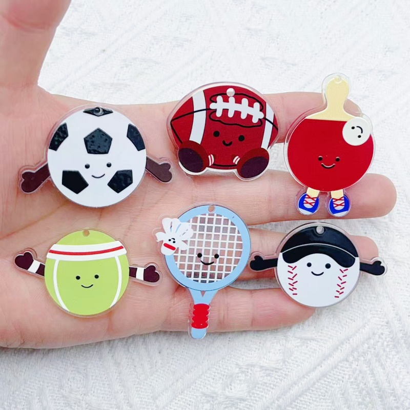 10 Stück Acryl Rugby Fußball B – Badminton Date Bewertung und Preis