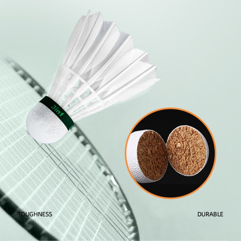 3/6/12Pcs Neue Weiß Badminton  – Badminton House Bewertung und Preis