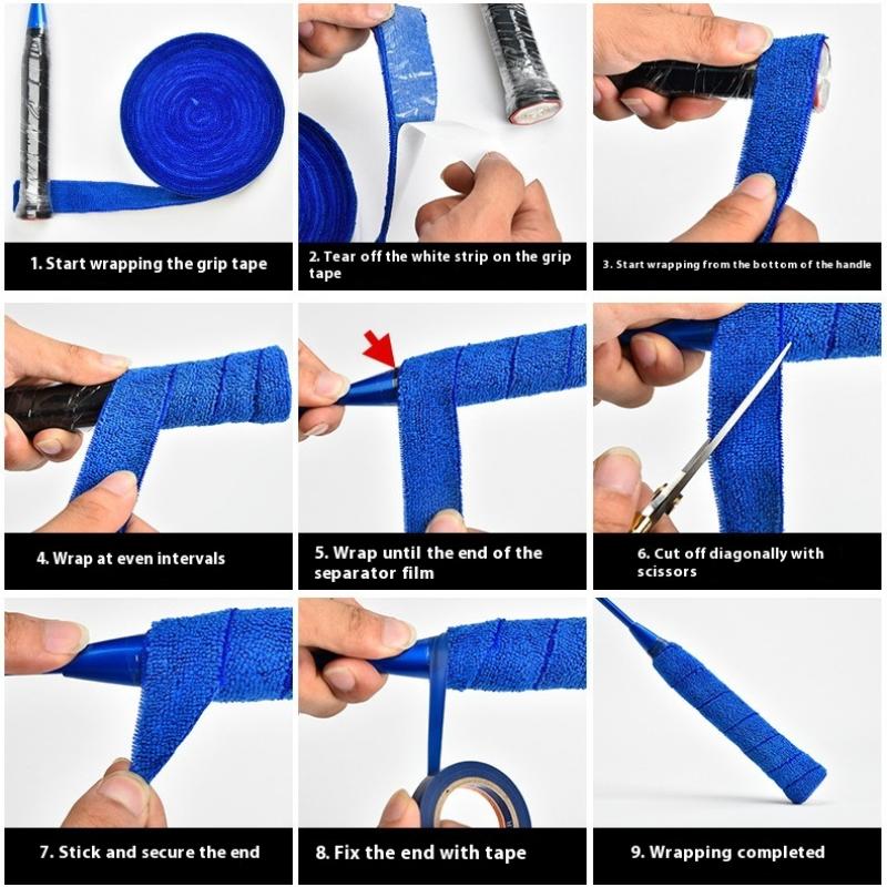 Neues 1-Set 5m/10m Handtuch-Gr – Badminton Grip Tape Bewertung und Preis