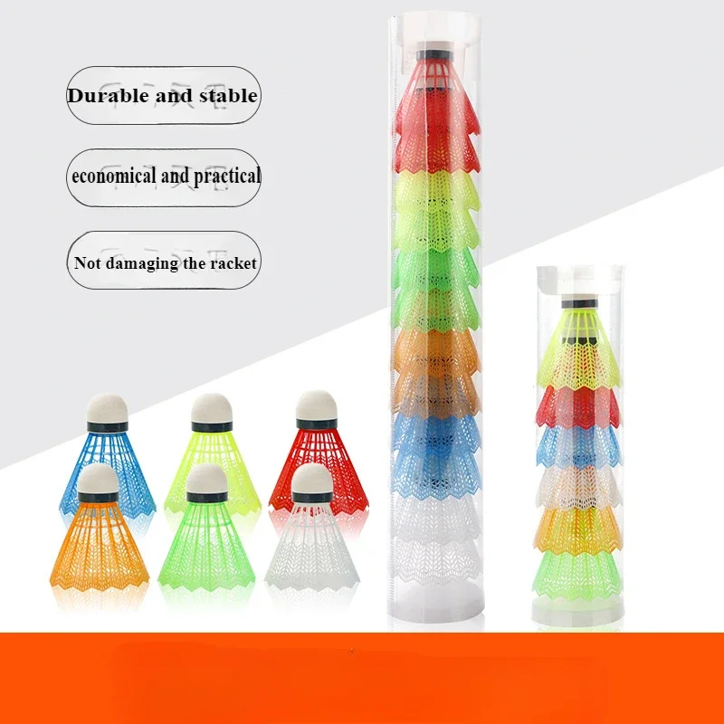 12 Stück/Set Bunte Federbälle  – Badminton League Bewertung und Preis